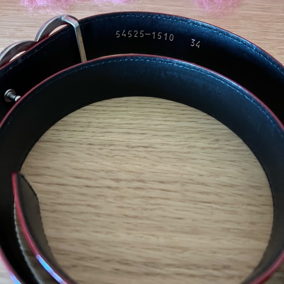 Skinny Patent Red Patent Leather Waist Belt main image 4